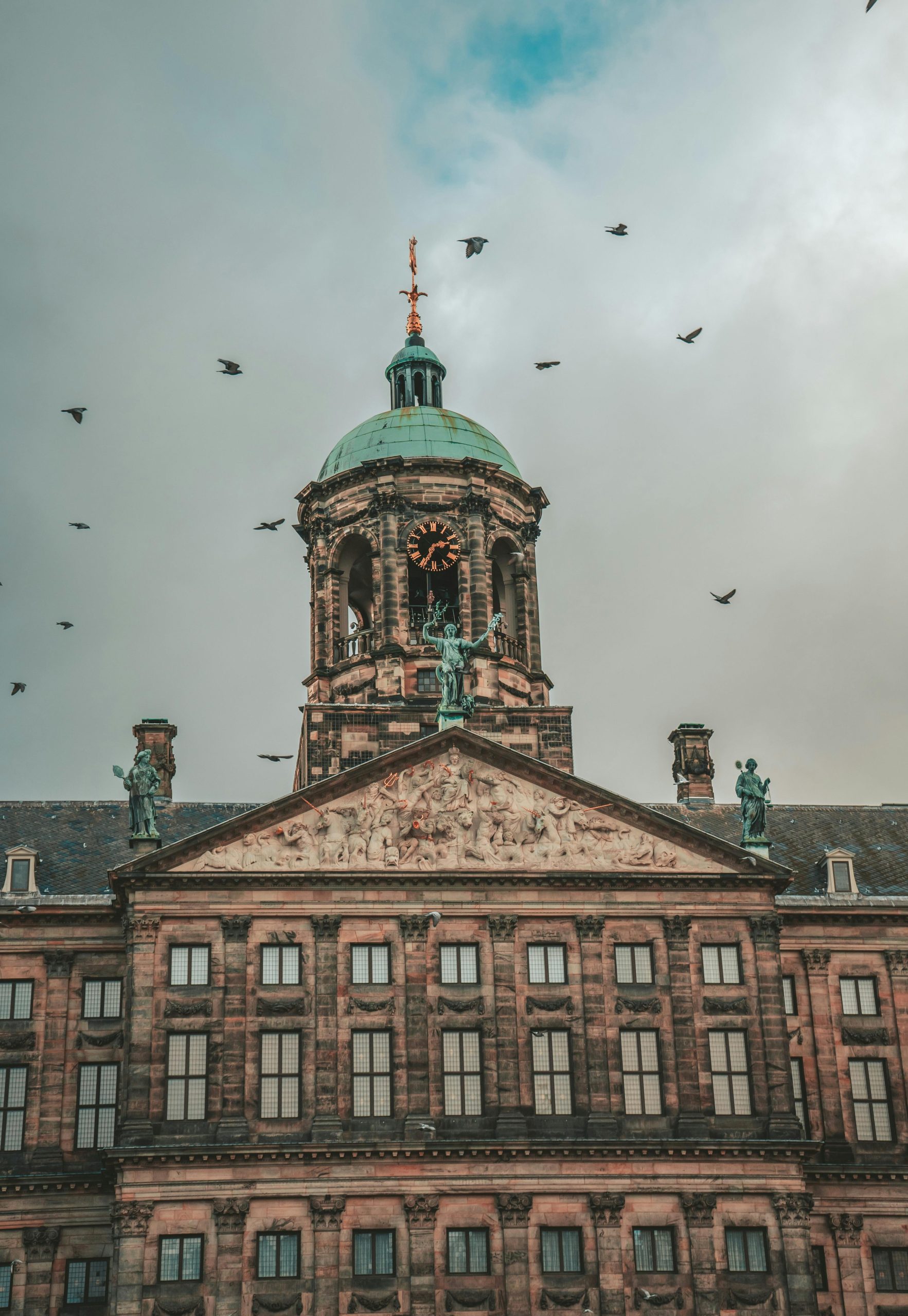 The Royal Palace in Amsterdam.